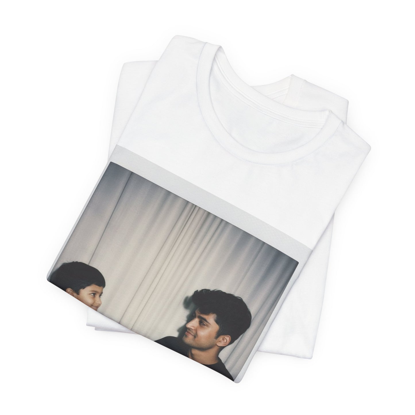 Photo Polaroid Tee — Retro Snapshot Portrait T-Shirt